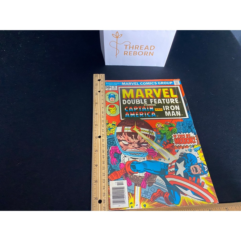 Marvel Double Feature Comic Book #30 Captain America and‎ Iron Man Oct 1978